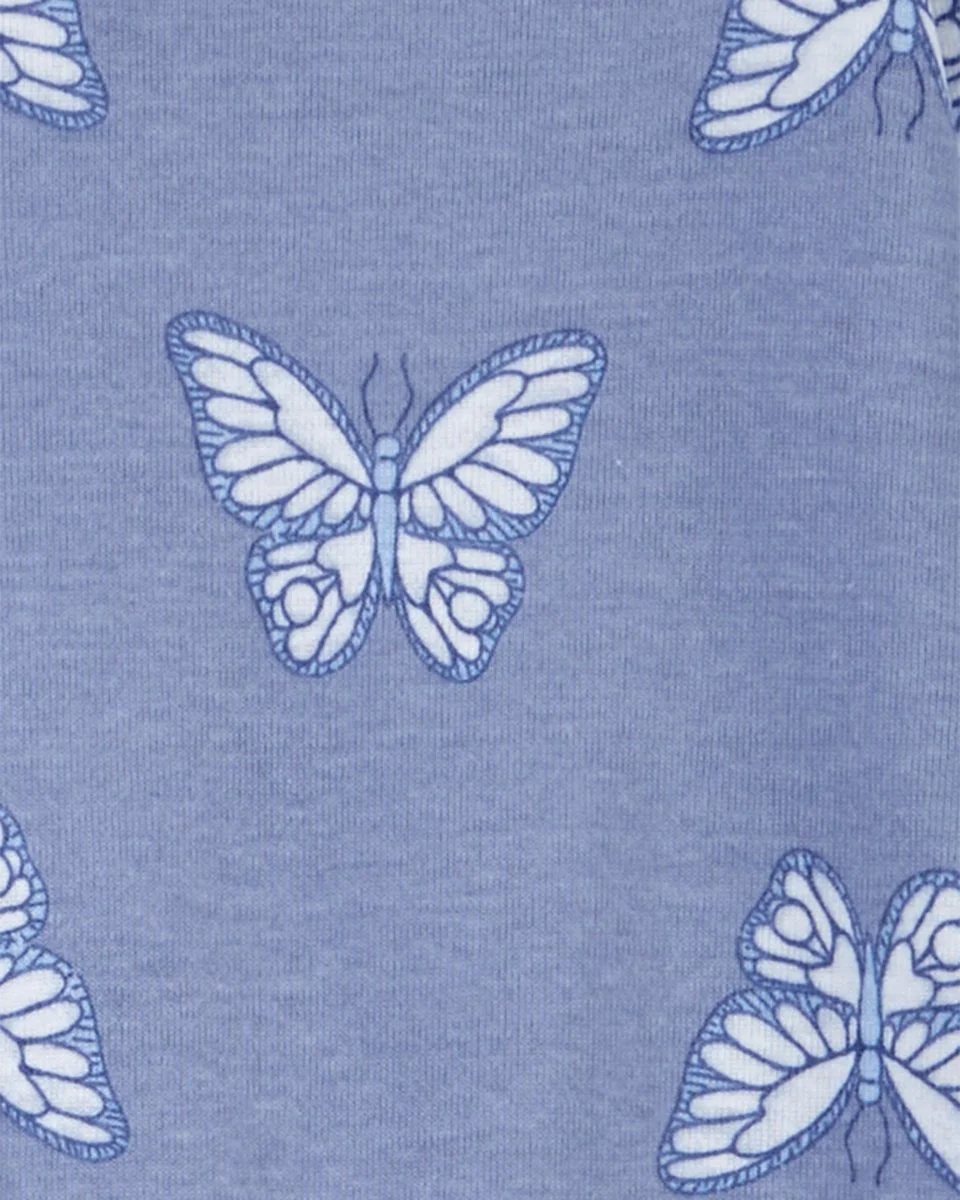 Pack dos pijamas de algodón y vincha diseño mariposas - Image 3