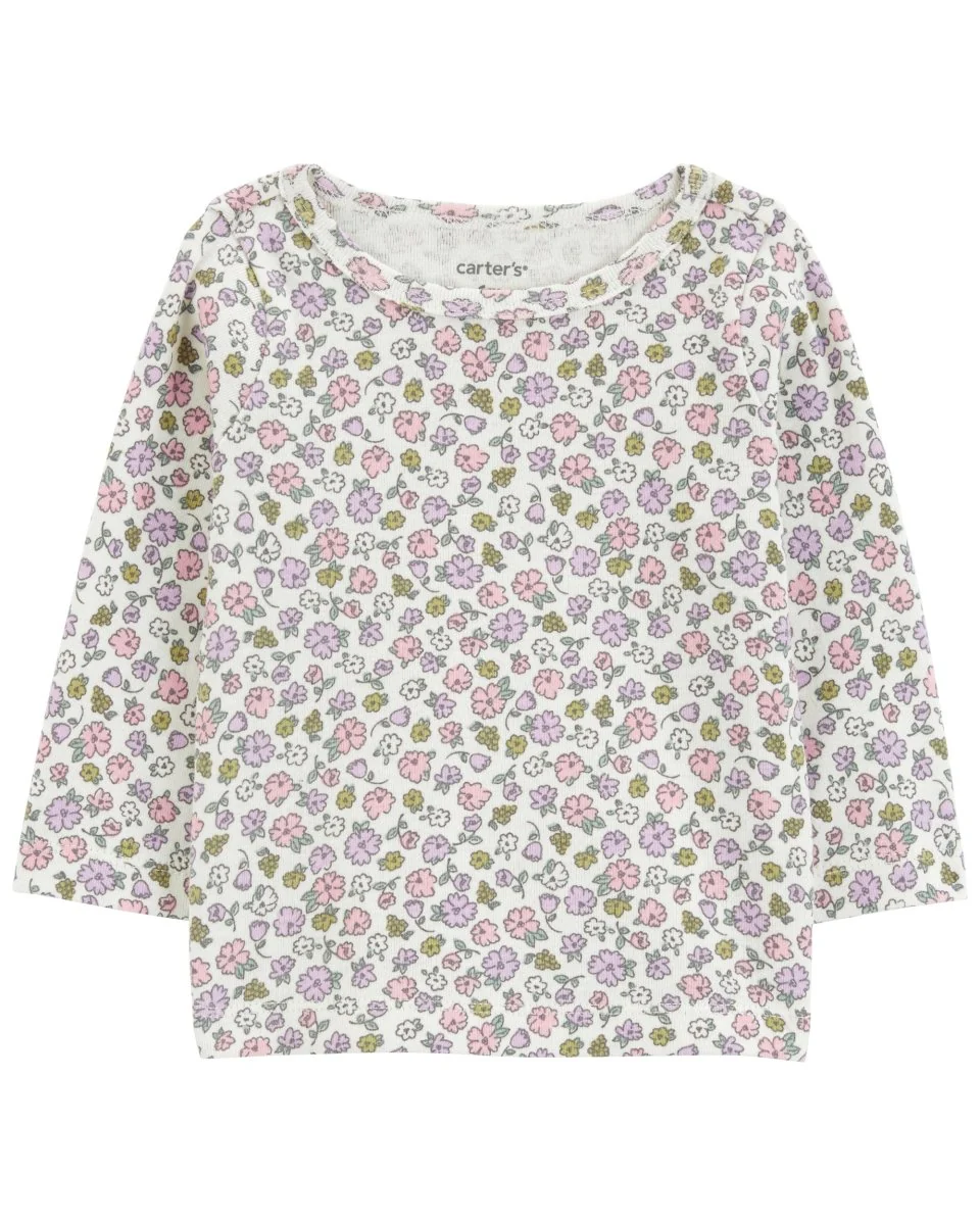 Conjunto tres piezas, vestido peto jean, camiseta y medias de algodón - Image 3