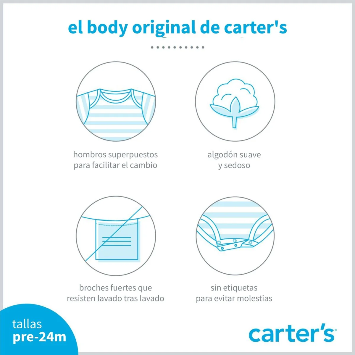 Pack cuatro bodies en lila, rosa, verde y gris - Image 6